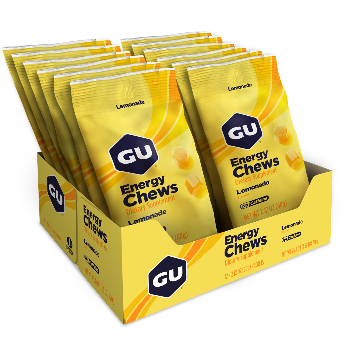 GU Energy Chews (Box of 12 Double Serves) - GU Energy New Zealand