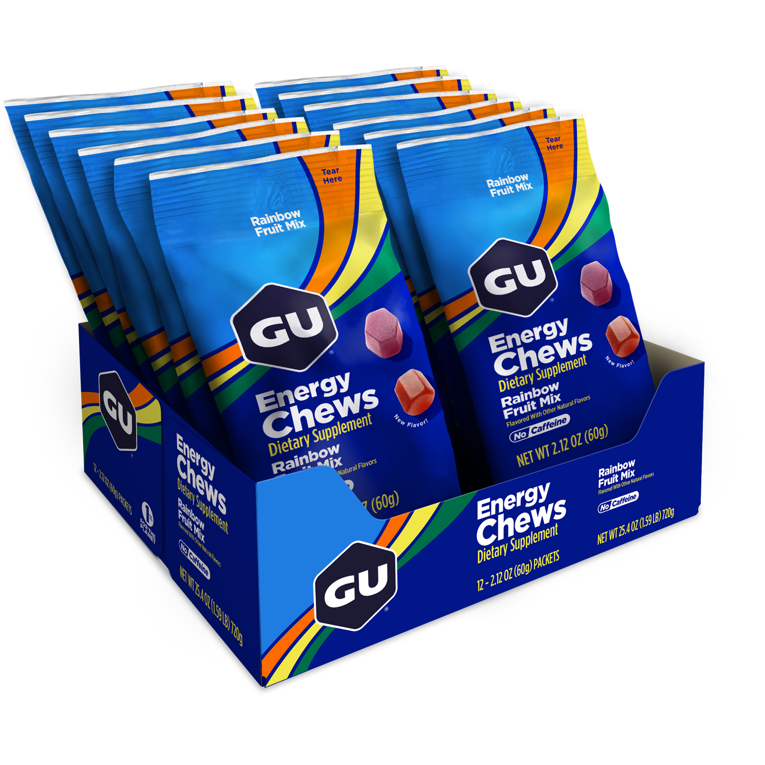 GU Energy Chews (Box of 12 Double Serves) - GU Energy New Zealand