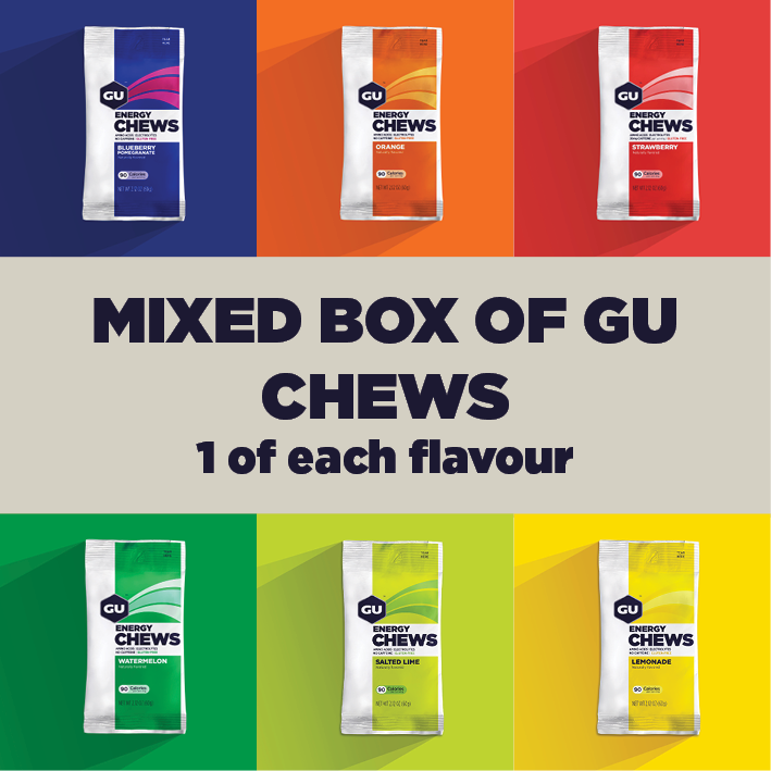 GU Energy Chews Mixed Box of 6 Flavours GU Energy New Zealand