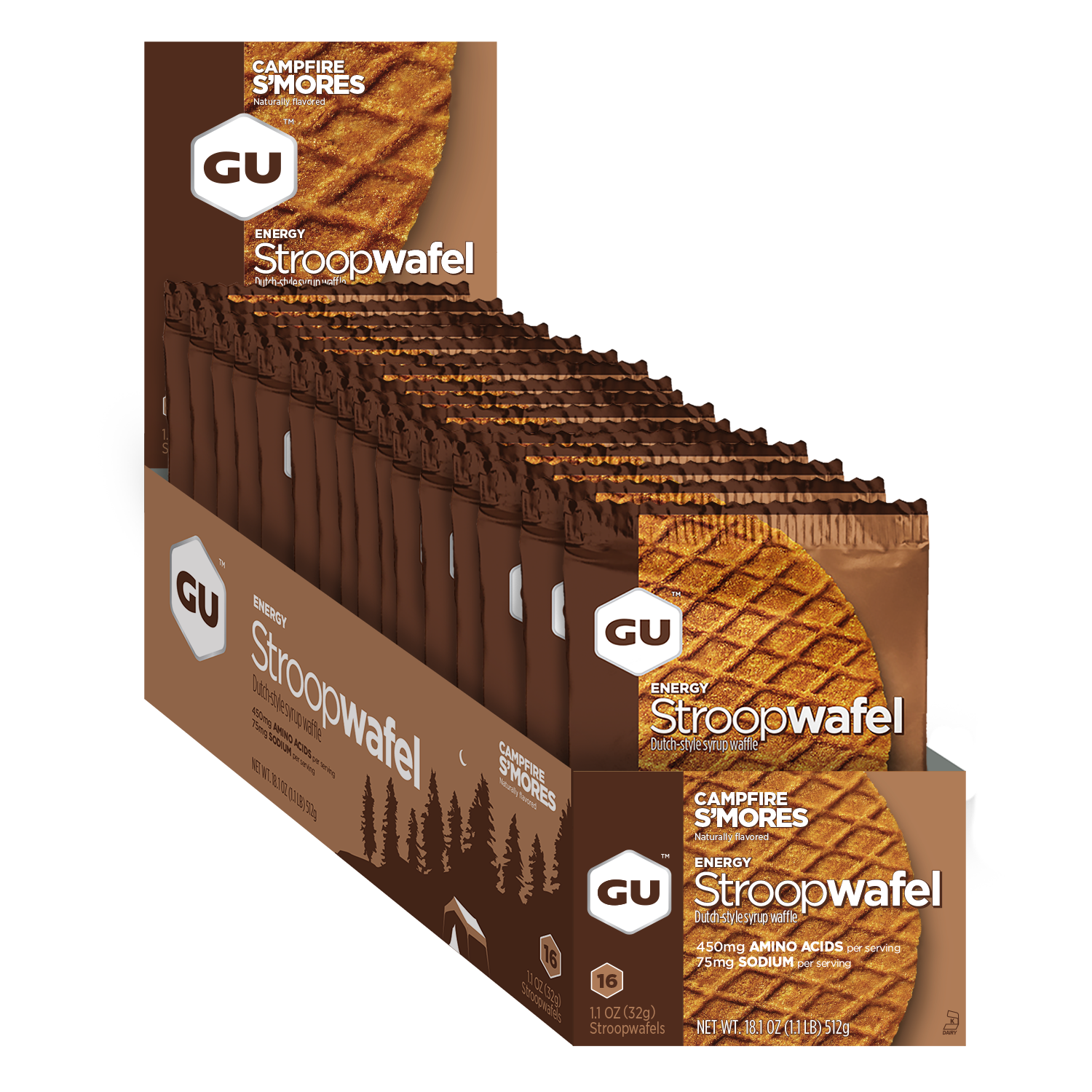 GU Energy Stroopwafel (Box of 16) - GU Energy New Zealand