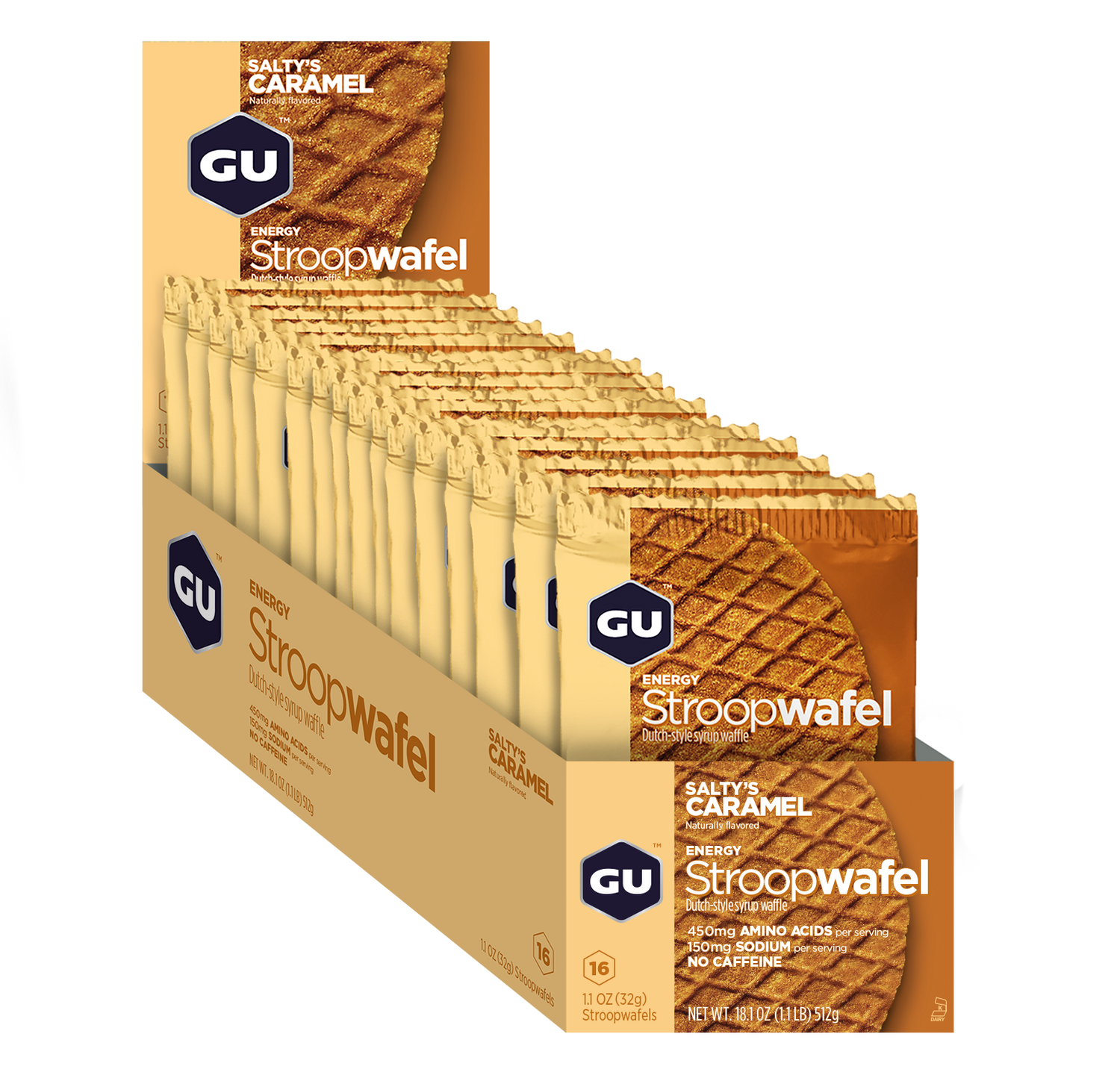 GU Energy Stroopwafel (Box of 16) - GU Energy New Zealand