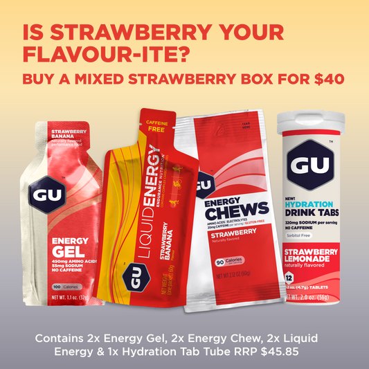 GU Energy Strawberry Flavourite Mixed Box - GU Energy New Zealand