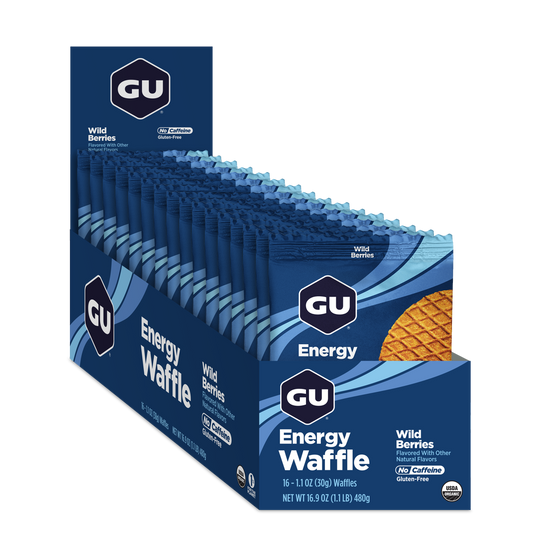 GU Energy Waffle (Box of 16) Gluten Free