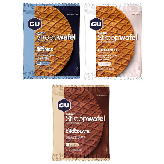 GU Energy Stroopwafel (Box of 16) Gluten Free - GU Energy New Zealand
