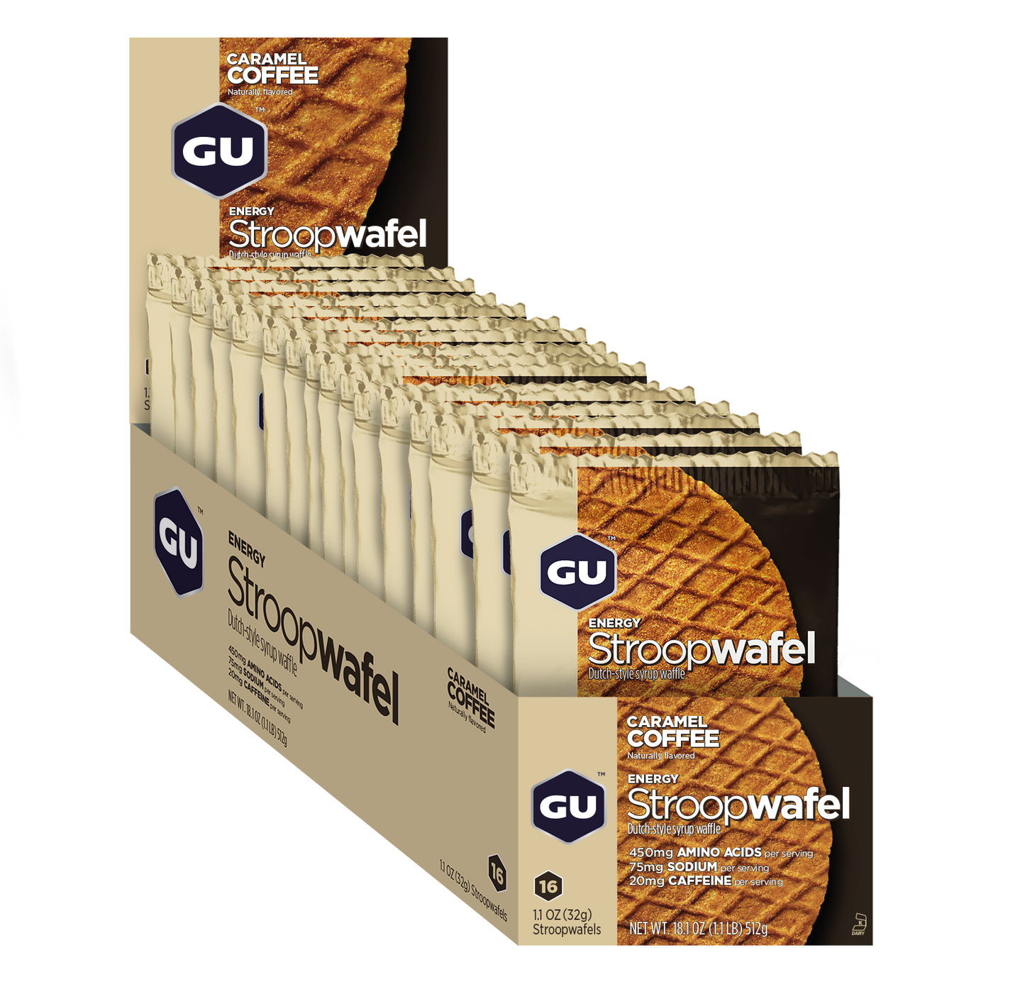 GU Energy Stroopwafel (Box of 16)