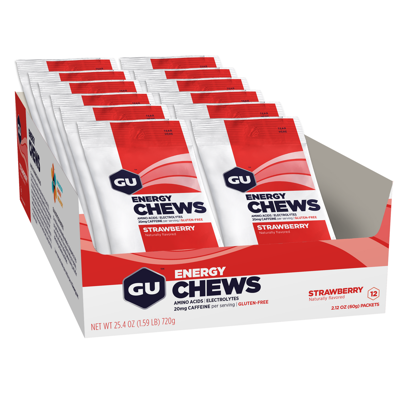 GU Chews (Box of 12 Double Serves) - GU Energy New Zealand